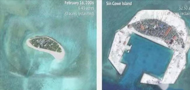 越南在我國南海非法填海造島，來看看他們將中國島礁弄成了啥樣？
